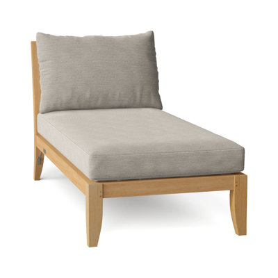 Ipanema Outdoor Teak Chaise Lounge