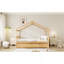 Lit en bois avec lit gigogne simple-887574705
