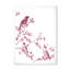 Beautiful Pink Birds - Peinture sur toile encadrée-59759936-59759937