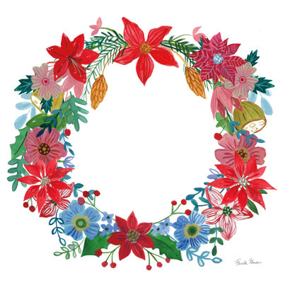 Couronne de poinsettia I