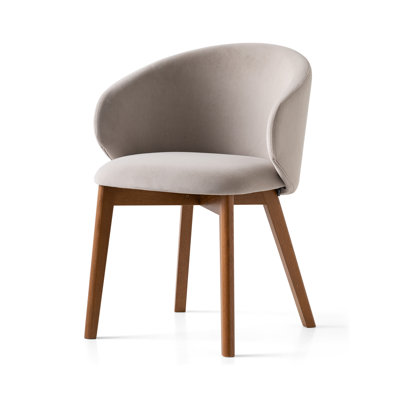 Tuka Upholstered Armchair with Wooden Frame