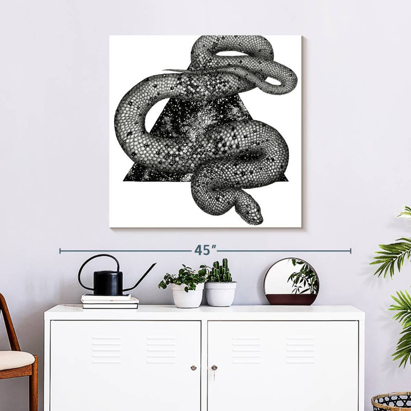 Crowle Cosmic Snake, 30" H x 30" W