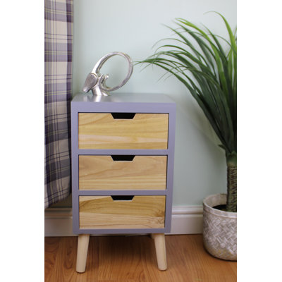Ranier 33cm W 3 - Drawer Chest of Drawers