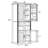 Multi-functional Storage Cabinet With Adjustable Shelves & 2 Drawers-895872072