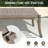 Lamando Patio Aluminum 47.25“L x 27.5"W Coffee Table