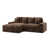 Dark Brown Polyester Blend