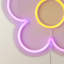 Neon Sign Flower Style Novelty Wall Light