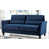 Polyester bleu foncé