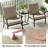  Ebern Designs 21'' W X 22'' D X 3.5'' H Outdoor Seat / Back Cushion-49632007-65532345