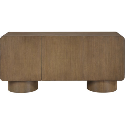 Buffet / placage Adagio en bois massif brun et placage de chêne