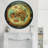 THE GEARS CLOCK Wall Clock with Real Moving Gears PO-LI_ 24 in Round BLACK-ANTIQUE