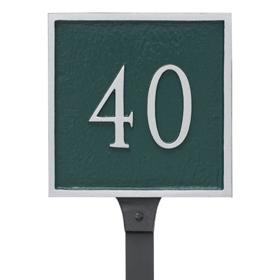 Petite plaque d'adresse sur 1 ligne
