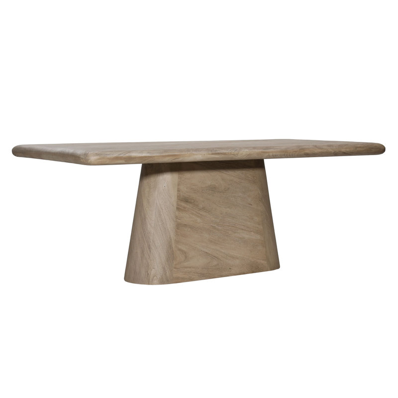 Marci 79" Wide Acacia Dining Table, Natural
