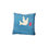 Housse et insert de coussin décoratif d'extérieur carré Coastal Christmas