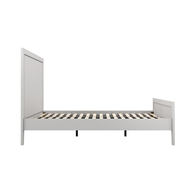 BAY WOODEN BED, Kingsize (5'), Grey