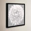 «Dandelion 7» par Irena Orlov, reproduction d'art sur toile encadrée blanche et grise-22582870