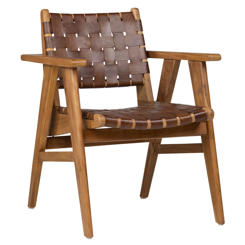 Sutri Teak Upholstered Dining Chair