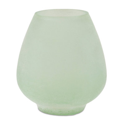 Frosted Glass Candle Holder Vase (Set of 6)