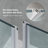OVE Decors Tampa 51 11/16 To 54 1/16 In. W X 72 In. H Alcove Frameless Pivot Hinge Shower Door, 2025-110692740
