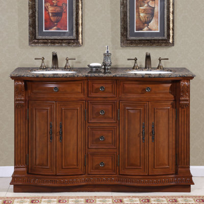 Towerside 56 Double Bathroom Vanity Set