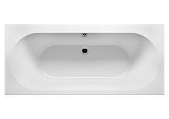 x 950mm Soaking Acrylic Bathtub, 75cm H x 185cm L x 95cm D