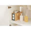 Meuble-lavabo de 36 po en bois massif avec assemblage US Power - blanc-443338121