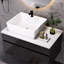 Petit meuble-lavabo flottant simple 31,5 pouces avec lavabo-129193841