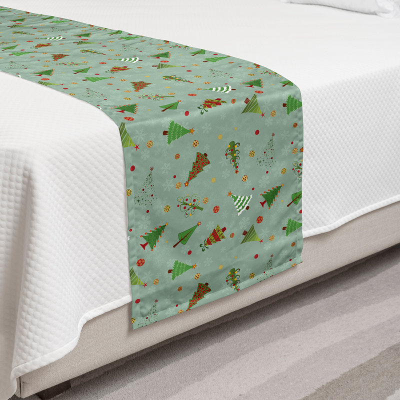 Chemin de lit en polyester , Simple