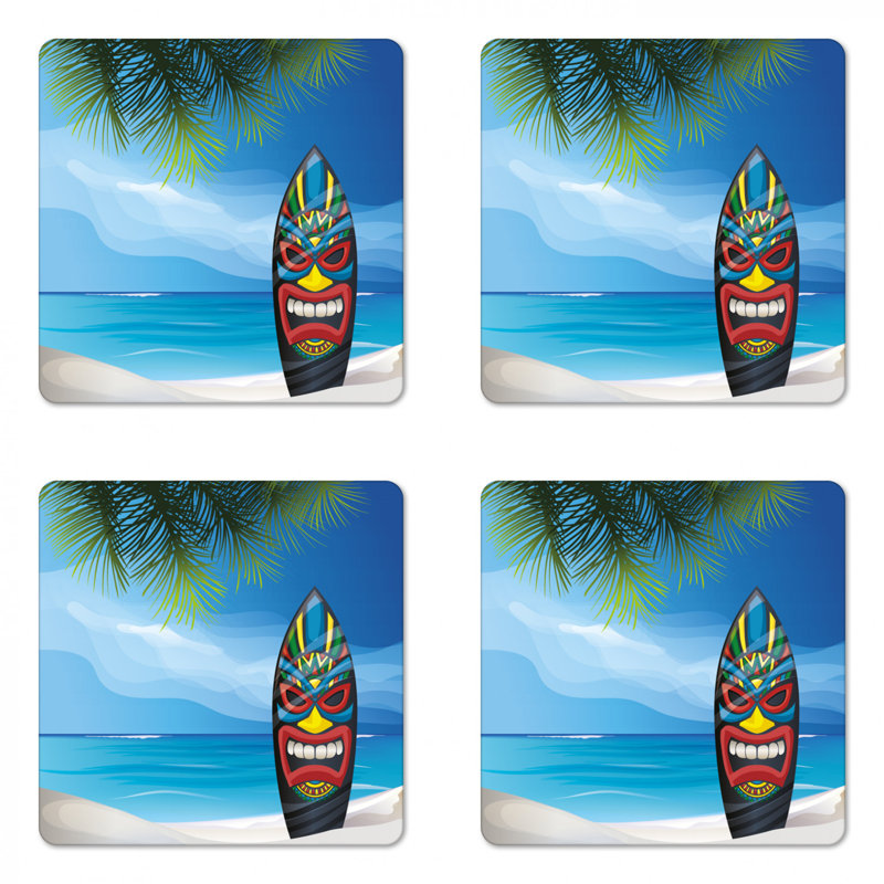 Sous-verre bar tiki