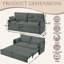 2 Seater Fabric Sofa Bed-13171669
