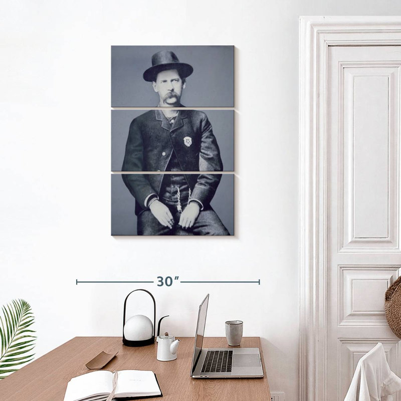 Lelar Wyatt Earp June 1883, 32" H x 20" W