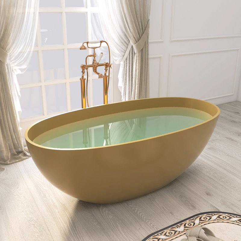 Baignoire de trempage autoportante 61 "x 29" 61, Chameau