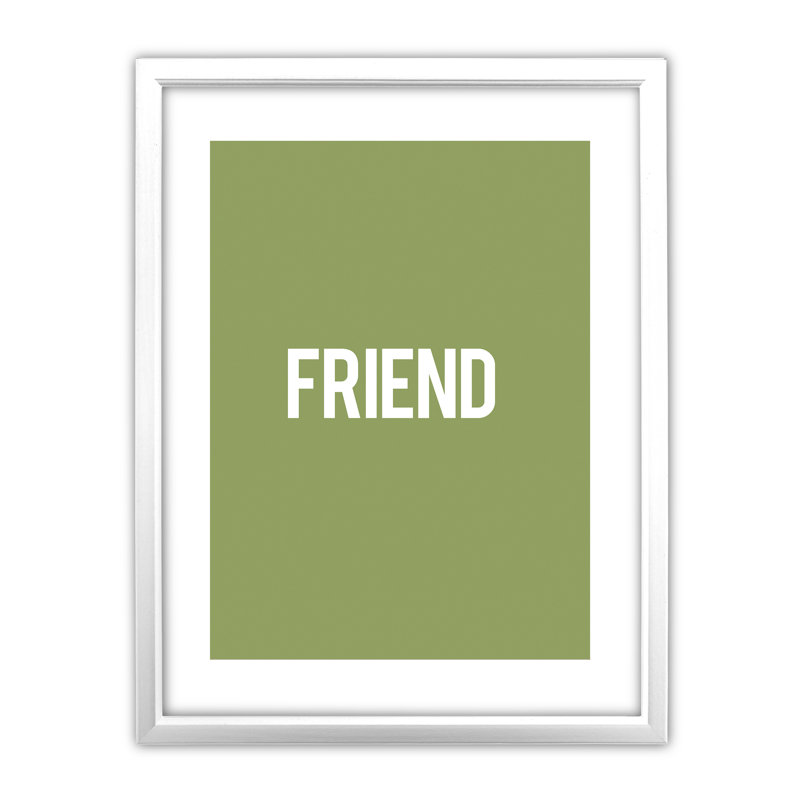 Single Picture Frame Print, White