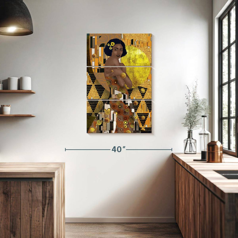 Femme noire confiante Leisha, H 38 po x l 24 po