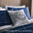 Lacoste Tennis Check Cotton Full/Queen 3-Piece Navy Comforter Set-124580151-124580152