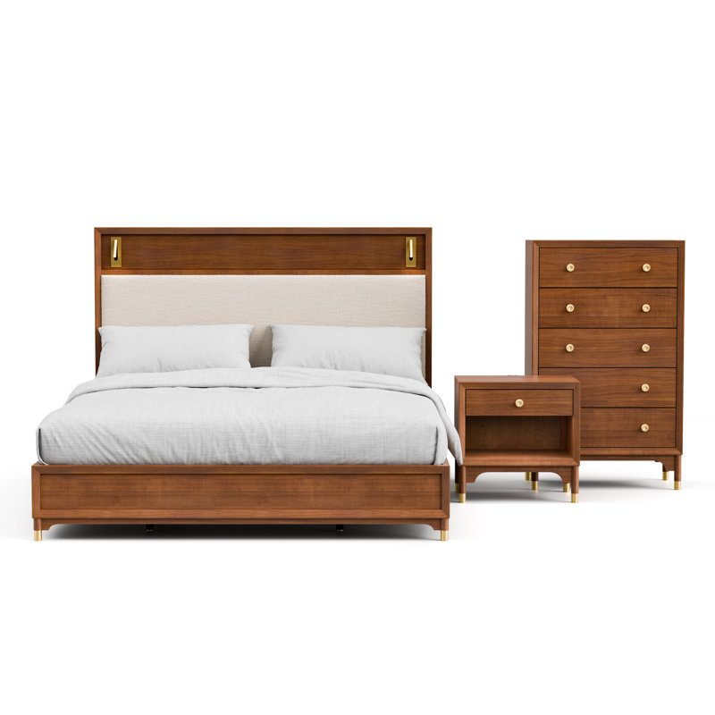 Ensemble de chambre à coucher 3 pièces Oberlander, Grand