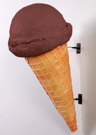 Statue de crème glacée sur mesure Brookswood