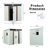 6Ft X 5Ft Outdoor Metal Storage Shed With Window And Metal Foundation White-121324748