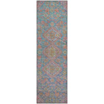 Premium Machine Washable Ashington AMF1834 Aztec Rug