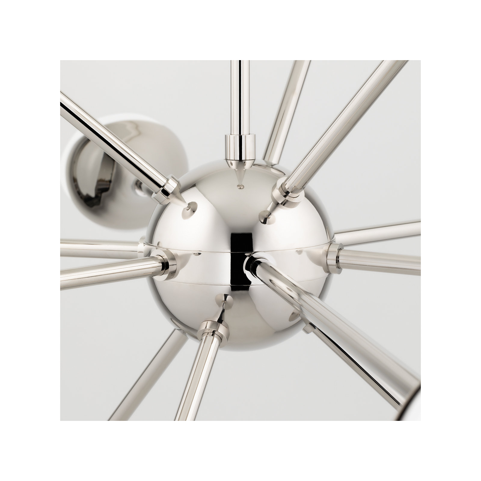 Ariana 12 Light Chandelier,  Polished Nickel