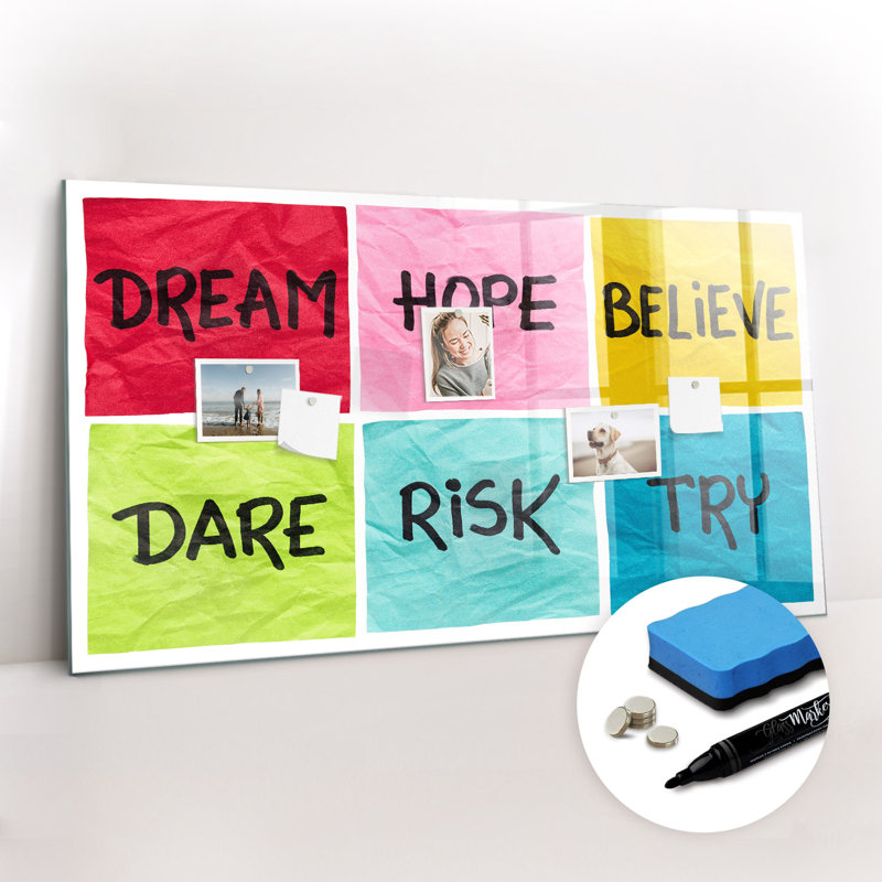 Magnetic Glass Dry Erase Board