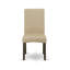 Chaises parson Driscol Classic - ensemble de 2 chaises rembourrées en tissu de lin brun, Cappuccino-902965143-905648071