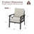 Dorisann Patio Chair with Cushions-114146020