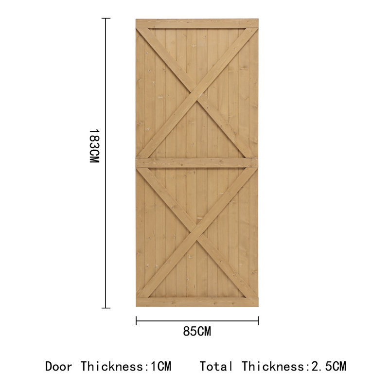 Tullahassee  Timber Wood Gate, 183cm H x 85cm W x 2.5cm D