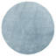 Blue Modern Shaggy Rug, Plain Anti Slip Easy to Clean Rug For Living Room, Dining Room, Bedroom, Kitchen-1837257258