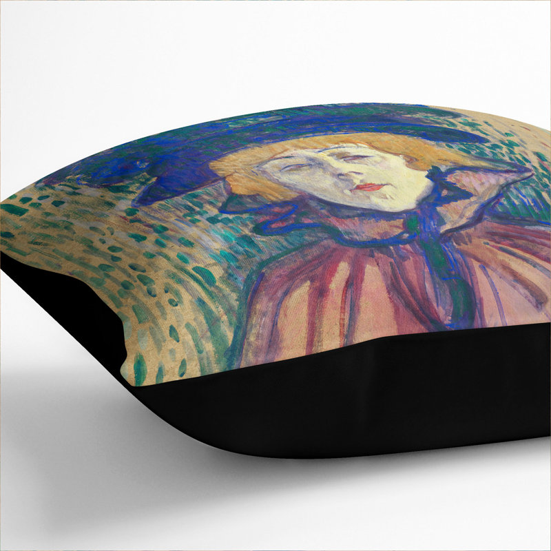 Square Cushion, 55cm H x 55cm W x 20cm D, Black