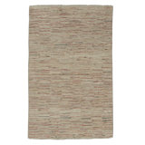 Hand Knotted Wool Area Rug in Multi