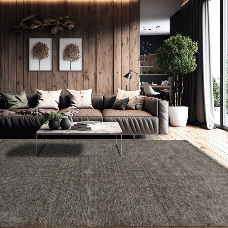 Tapis rectangulaire en laine One-of-a-Kind Pavels, Rectangle 9 pi x 12 pi