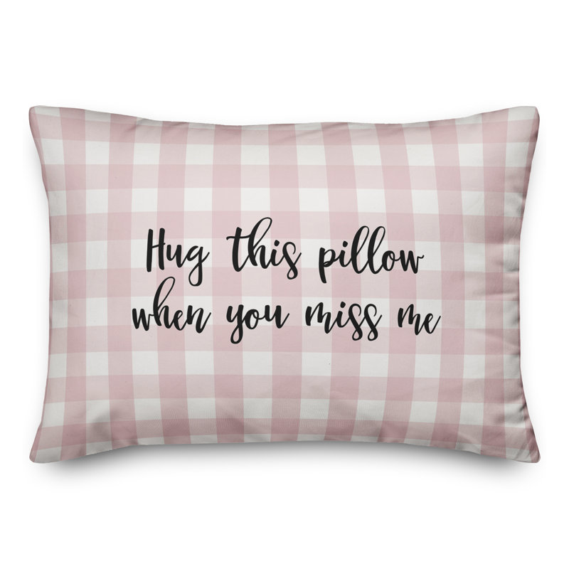  Coussin Hug, Noir / Rose