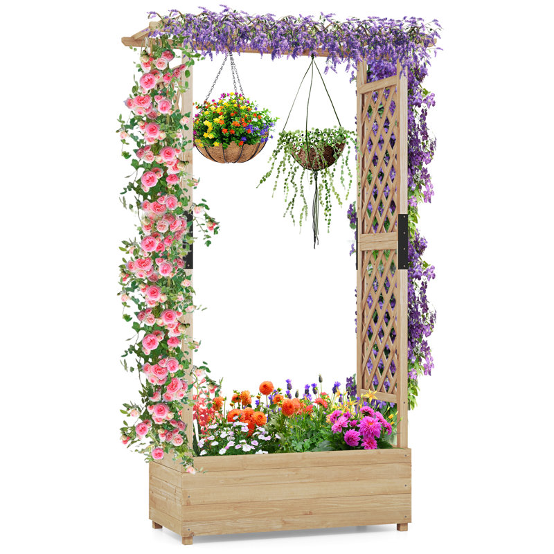 Wood Vertical Garden, Yellow